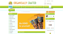 Desktop Screenshot of organicallycrafted.com