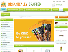 Tablet Screenshot of organicallycrafted.com